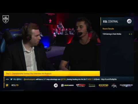 EGL13 : Pre LBF - Flux Interview