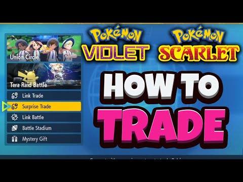 HOW TO TRADE IN POKEMON SCARLET AND VIOLET! Wonder Trade