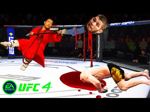 UFC4 Khabib Nurmagomedov vs Super Shaolin EA Sports UFC 4