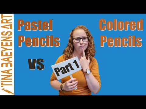 Colored pencil VS Pastel pencil : in depth comparison PART 1