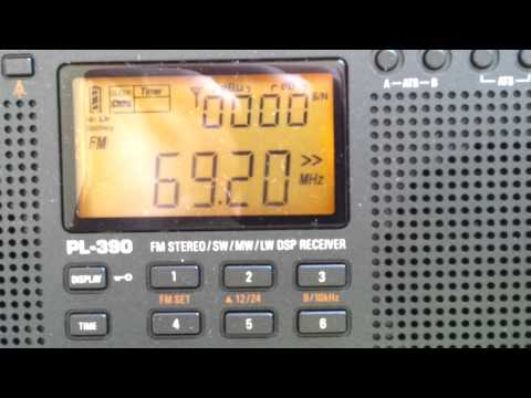 OIRT FM scan while in Moscow with Tecsun PL-390 - 15th June 2013