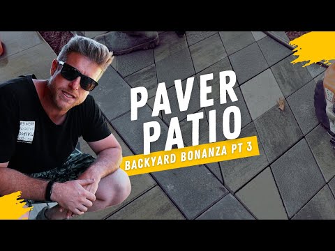 Backyard Bonanza PT 3 - Paver Patio, Finished Ceiling, and Cable Railing Install