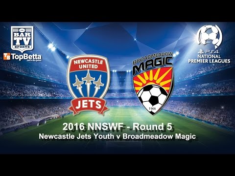 2016 NNSWF - Round 5 - Newcastle Jets Youth v Broadmeadow Magic