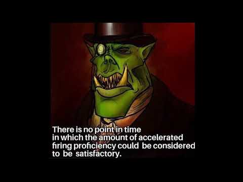 NO SUCH FING AS ENUFF DAKKA! | Warhammer 40k meme dub