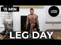 15 Min COMPOUND LEG WORKOUT With Dumbbells At Home Cool Down