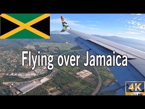 Flying over Jamaica