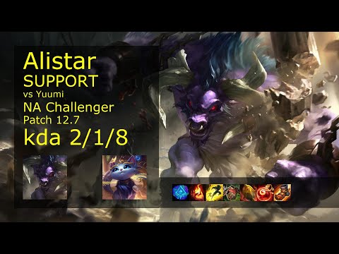 Rank 4 NA Alistar Support: Alistar vs Yuumi