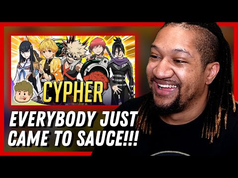 Reaction to RIVALS OF ANIME SINGING CYPHER - McGwire ft GameboyJones, HalaCG, Connor Quest!, ASTRSK