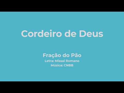 Cordeiro De Deus - CNBB