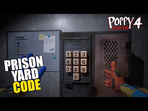 Prison Yard Code Tower Code Puzzle Solution in Poppy Playtime Chapter 4
