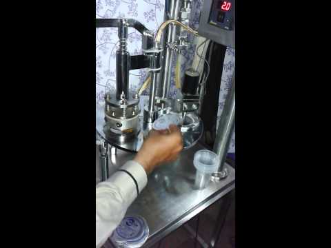 Semi Automatic Cup Filling Selling Machine