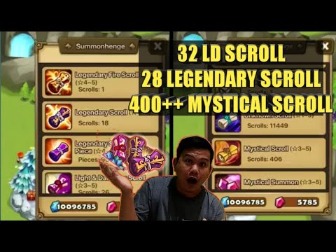 SUMMON SESSION - ZUPER SUMMONING 400++ MS 32 LD SCROLL 28 LEGENDARY SCROLL #1