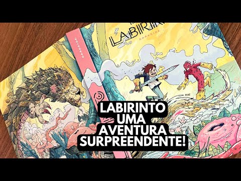 LABIRINTO - UMA HQ  SURPREENDENTE  EMOCIONANTE  E  ENCATADORA