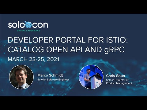 SoloCon 2021 - Developer Portal for Istio