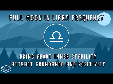 ♎ Libra Full Moon March 24th, 25th 2024 | Meditation Music | 444 Hz | Lunar Eclipse  🌕