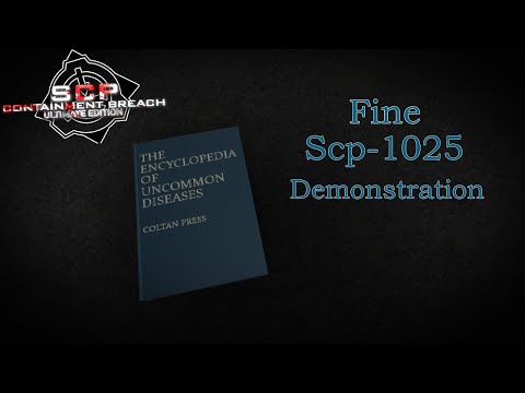 What happens if you refine Scp-1025? (SCP CB: Ultimate Edition Reborn)