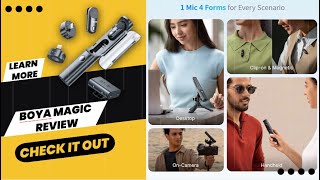 This 1 Mic Transforms into 4 Devices! | Boya Magic Wireless Mini Wireless Mic Review