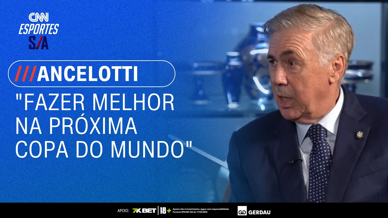 Ancelotti inicia novo ciclo na Seleção e diz: