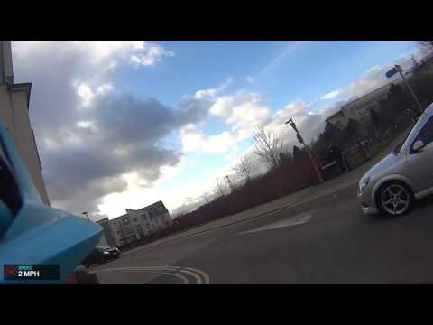 Texting van driver SWC Scaffolds Van HK15FYH /HK15 FYH