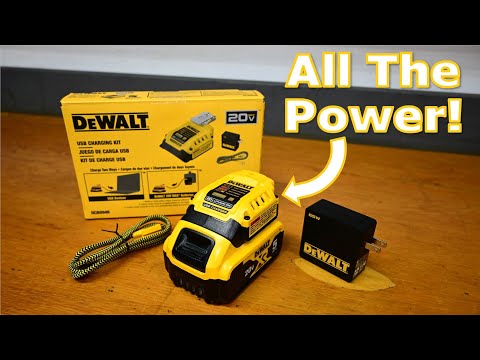 New DeWalt DCB094K USB Charging Kit Review