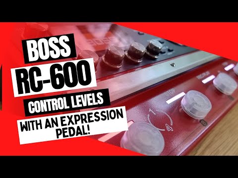 Use an EXPRESSION PEDAL to Control VOLUME LEVELS