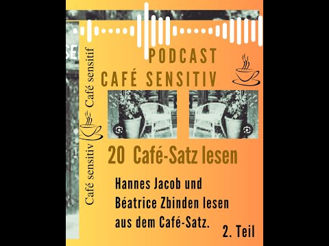 Café Satz lesen Teil 2