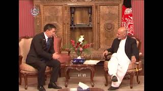 دیدار رئیس جمهور احمدزی با معاون صدراعظم ترکمنستان