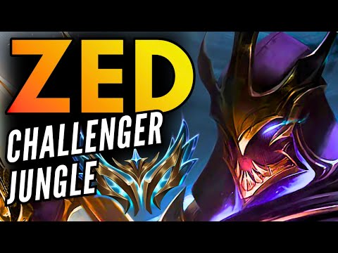 HOW TO PLAY ZED JUNGLE AND CLEAR SUPER FAST *CHALLENGER*