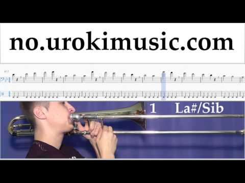Trombone Kurs Lukas Graham - 7 Years Trening Studie Del 1 øvelser um-i935