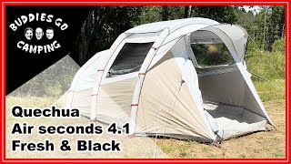 Quechua Air Seconds 4.1 Fresh & Black❗Aufbau, Roomtour, Abbau und unser Fazit für dich