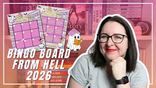 bingo board from hell 2026 . my reading goals