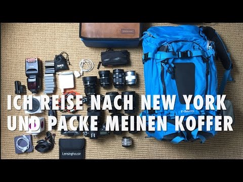 Ich reise nach New York und packe meinen Koffer