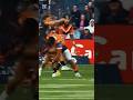 Brutal Hit Sends the Ball Flying! Tigers vs Panthers NRL Collision 💥🔥#nrl2025 #nrl #rugby #nrlfans