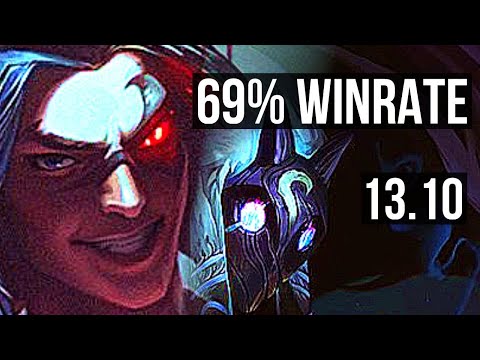 KAYN vs KINDRED (JNG) | 69% winrate, 13/2/8, Legendary | KR Master | 13.10