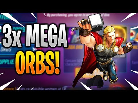 3x Mega Orb Opening! - MARVEL Strike Force - MSF
