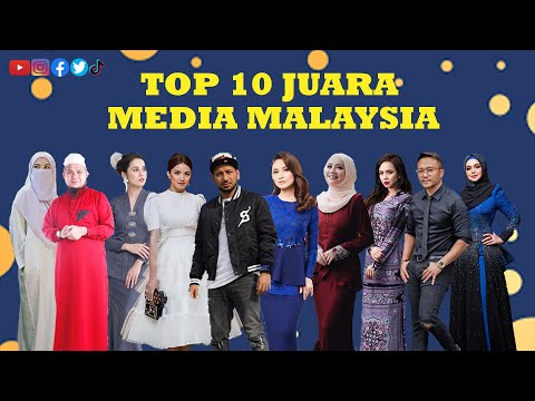 Influencer paling terbaik – Top 10 Juara Media di Malaysia