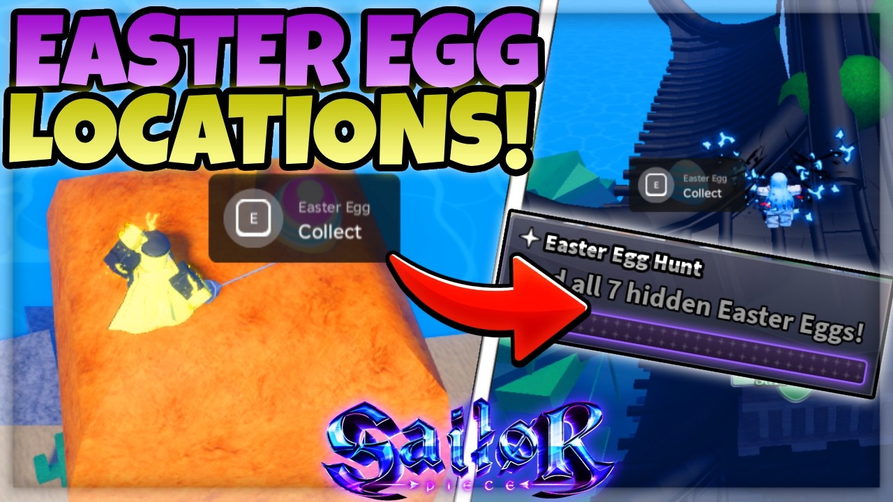 NEW ALL Easter EGG Hunt *LOCATIONS* | Sailor piece