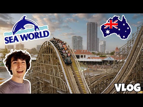 Riding Australia’s LARGEST Wooden Roller Coaster?! Sea World - Gold Coast, QLD | VLOG [2026]