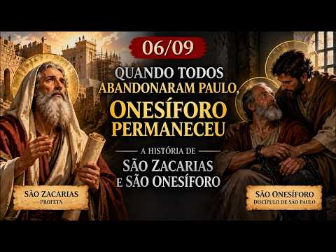 06/09 Quando Todos Abandonaram Paulo, ele Permaneceu — A História de São Zacarias e São Onesíforo