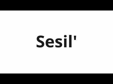 How to pronounce Sesil' | Сесиль (Cecil in Russian)
