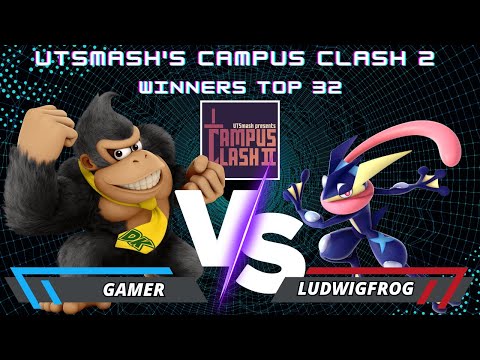 Gamer (Donkey Kong) Vs. LudwigFrog (Greninja) | UTSmash's Campus Clash 2 | Winners Top 32 | SSBU