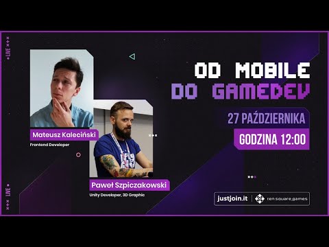 Od Mobile do GameDev - LiveStream z Ten Square Games