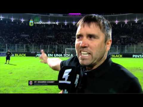 Coudet: "Nos robaron la final". Central 0 - Boca 2. Final. Copa Argentina 2015. FPT.