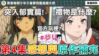 進入正義護理師篇！官方竟在現實創造「夢見」？霧島透子送的禮物是什麼？赤城郁實登場！《青春豬頭少年不會夢到聖誕服女郎》第四集感想與原作補充【七月新番】