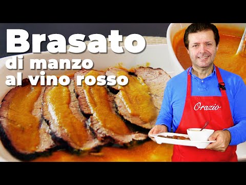 BRASATO DI MANZO AL VINO ROSSO - Come fare un brasato gustoso e tenerissimo