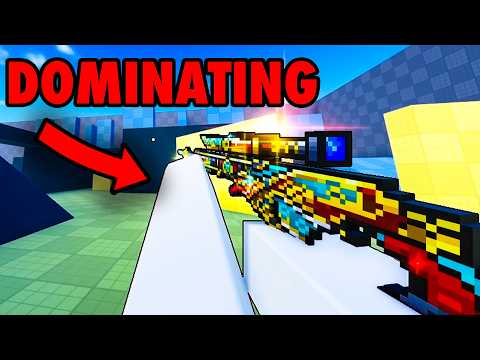 DOMINATING in Roblox One Tap!