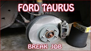 How to change disk brakes on my Ford Taurus