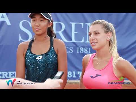 INTERVISTA A MARTINA COLMEGNA E AMY ZHU - ITF FVG EUROSPORTING 2021