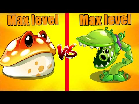 PVZ 2 - Toadstool vs Snap-Pea [Max Level Plants]