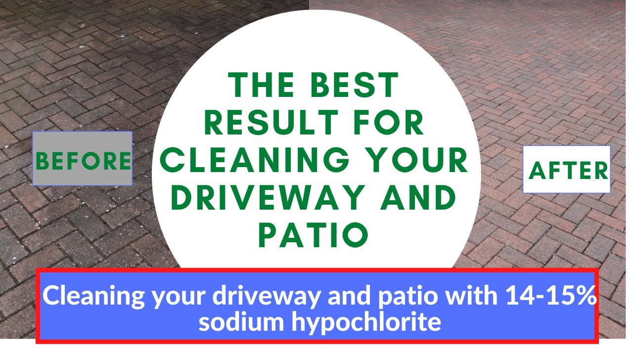 How to clean Driveway with Sodium Hypochlorite
